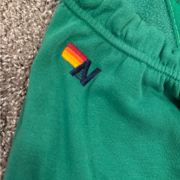 Aviator Nation ⚡️ Kelly Green Smiley Sweatsuit 😊 - Picture 10 of 11